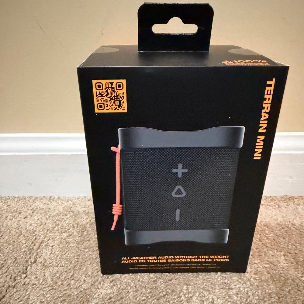 Skullcandy Terrain Mini Wireless Bluetooth Speaker - IPX7 Waterproof Portable Sp